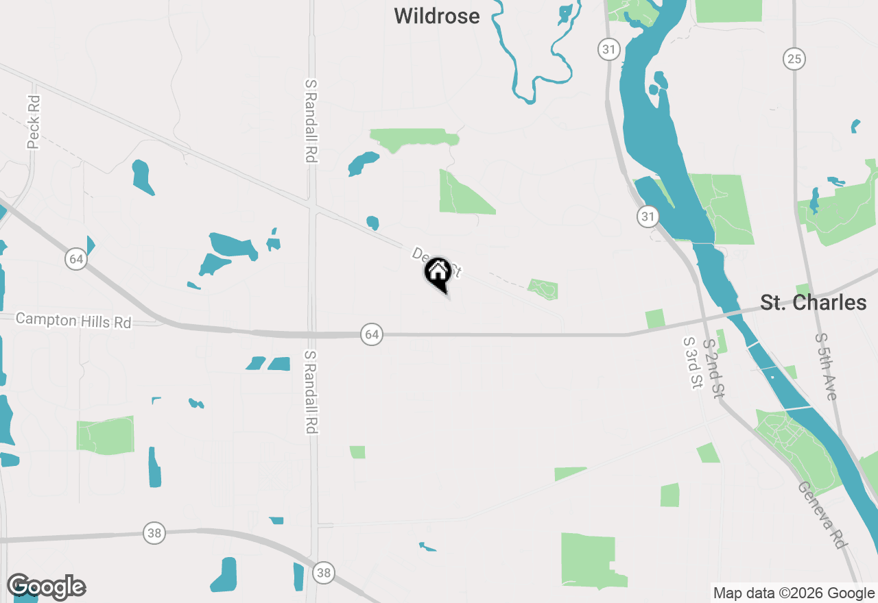 Map of 1320 Brook Street #H, St. Charles, IL 60174