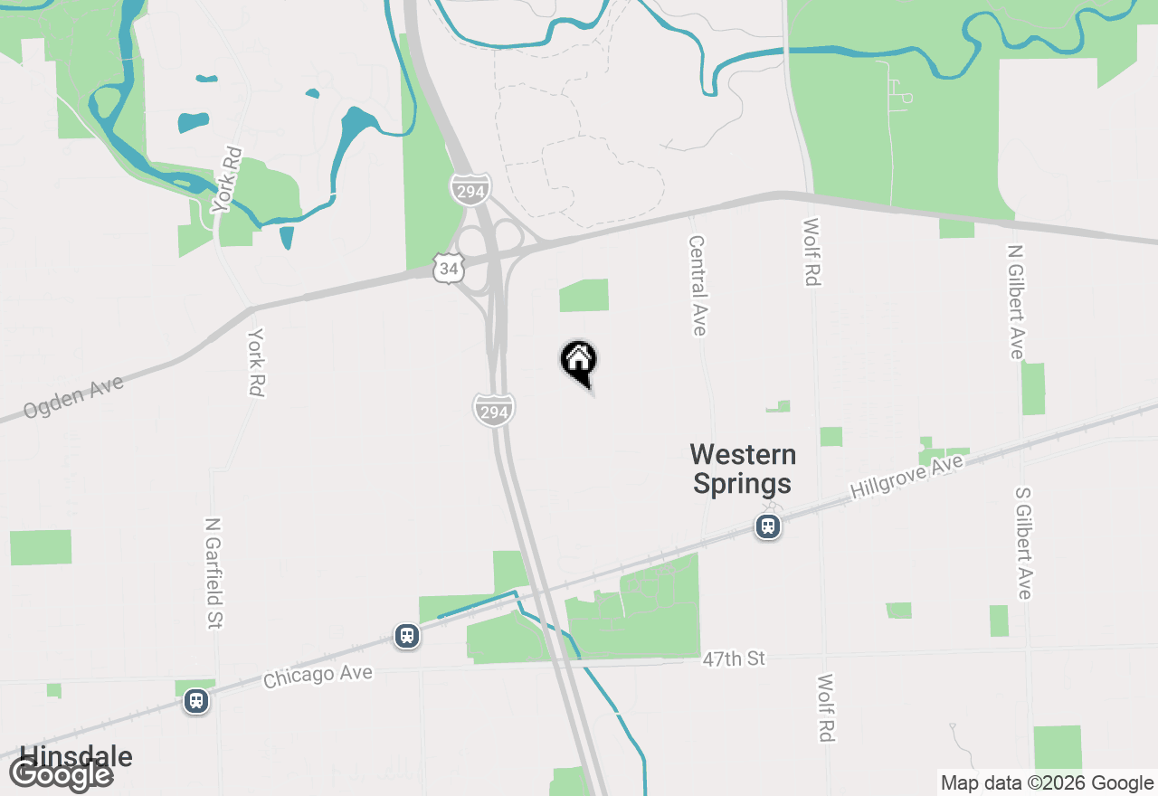 Map of 4142 Rose Avenue, Western Springs, IL 60558