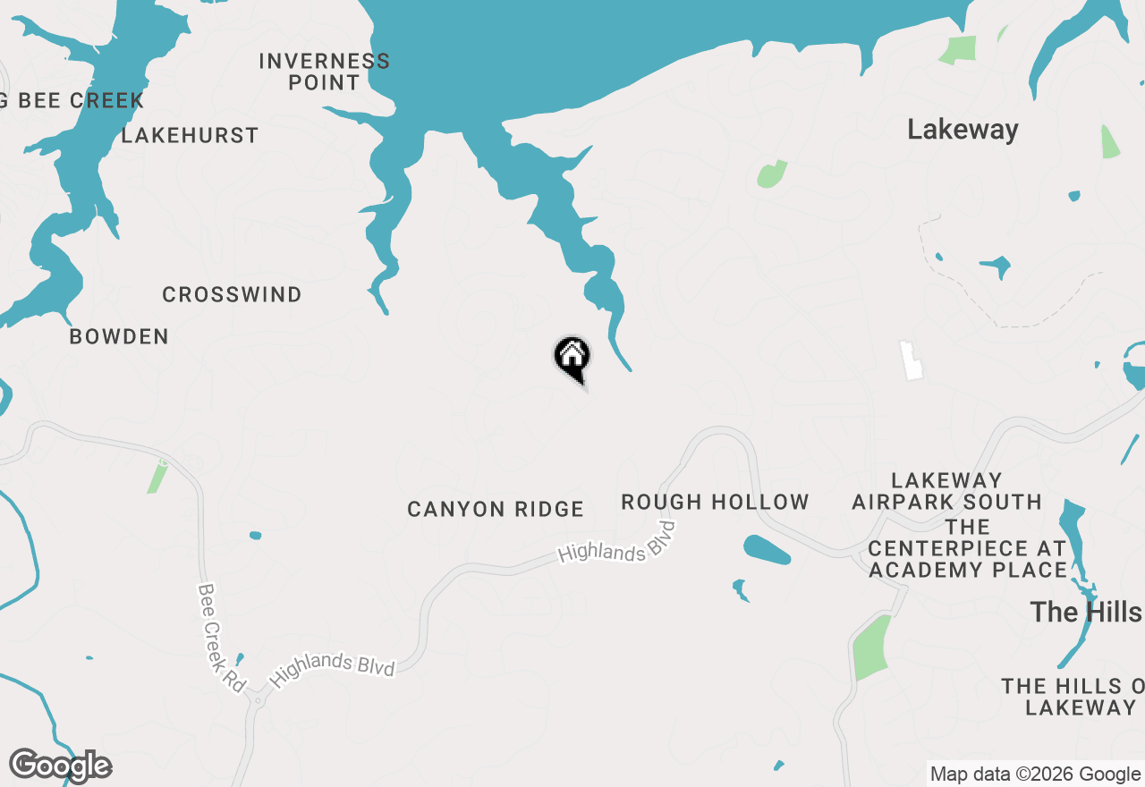 Map of 406 Woodside Ter, Austin, TX 78738