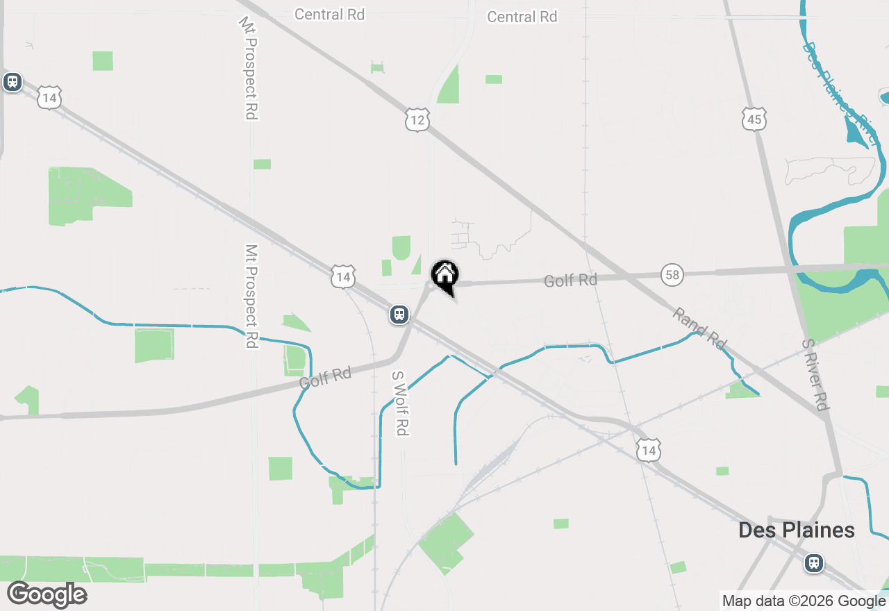 Map of 69 N Broadway Street #69-73, Des Plaines, IL 60016