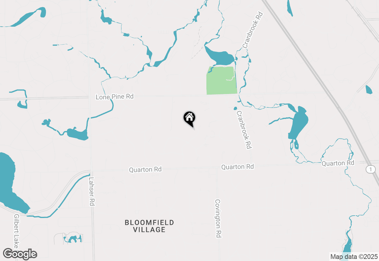 Map of 355 Martell Drive, Bloomfield Hills, MI 48304