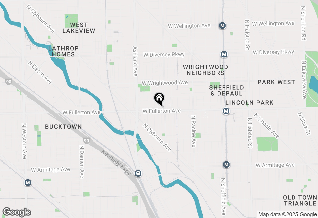 Map of 2401 N Janssen Avenue #203, Chicago, IL 60614