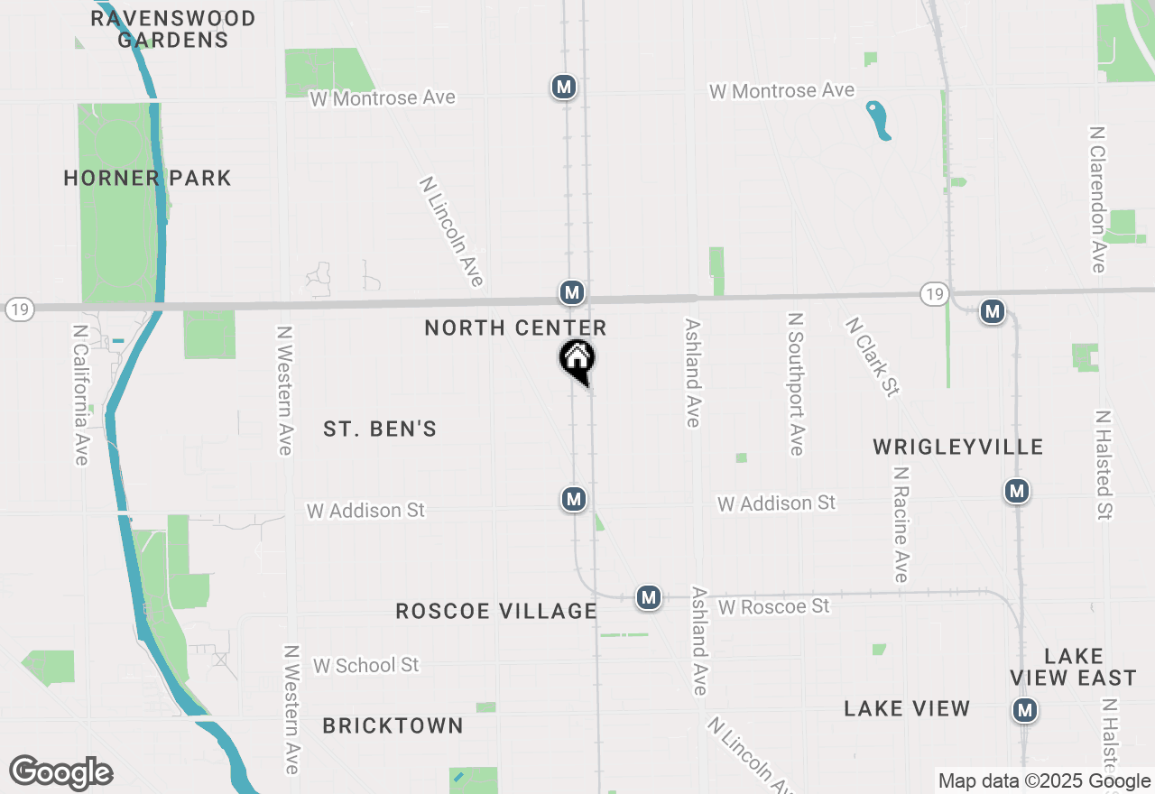 Map of 1800 W Grace Street #527, Chicago, IL 60613