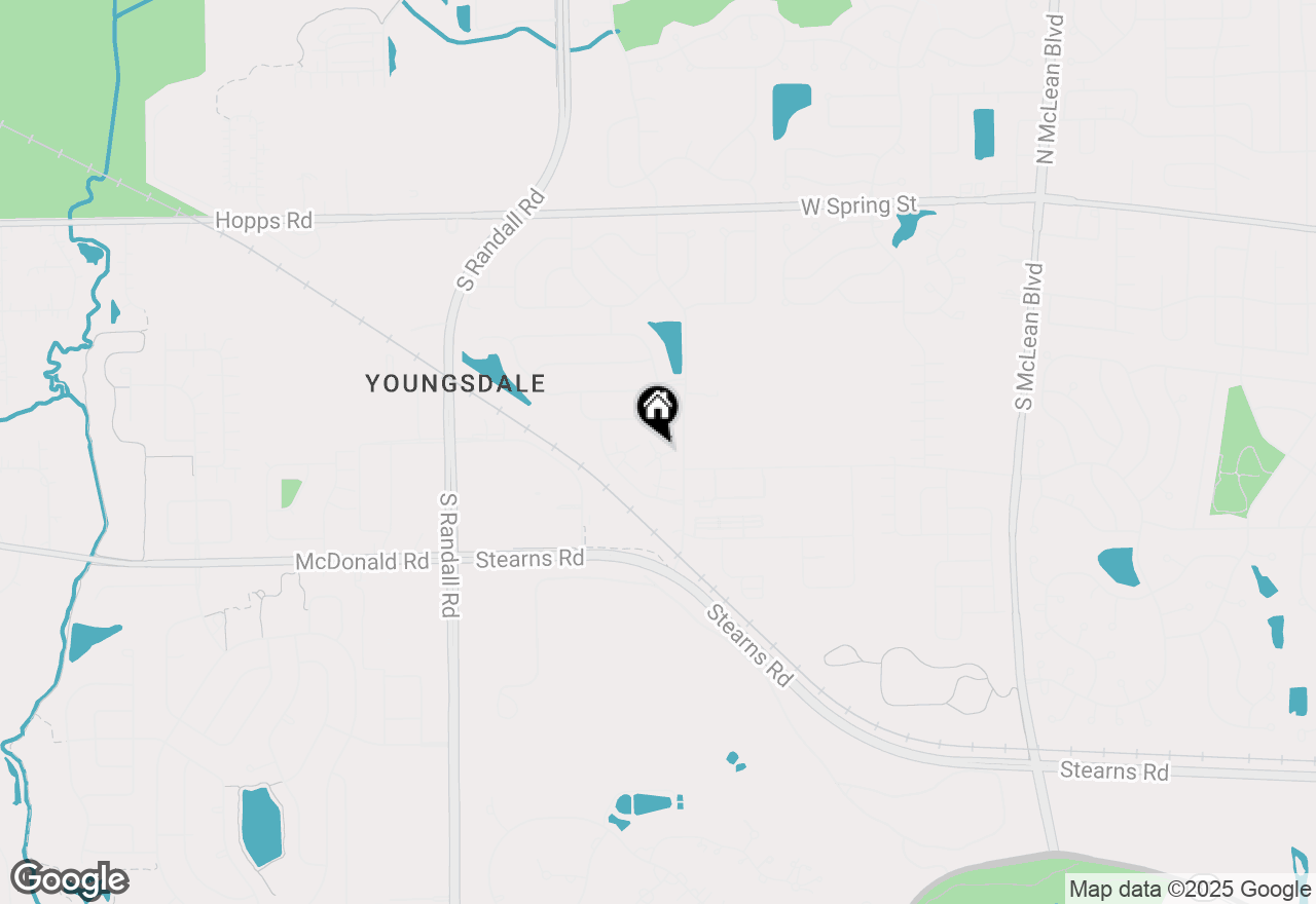 Map of 2452 Daybreak Court #2452, Elgin, IL 60123