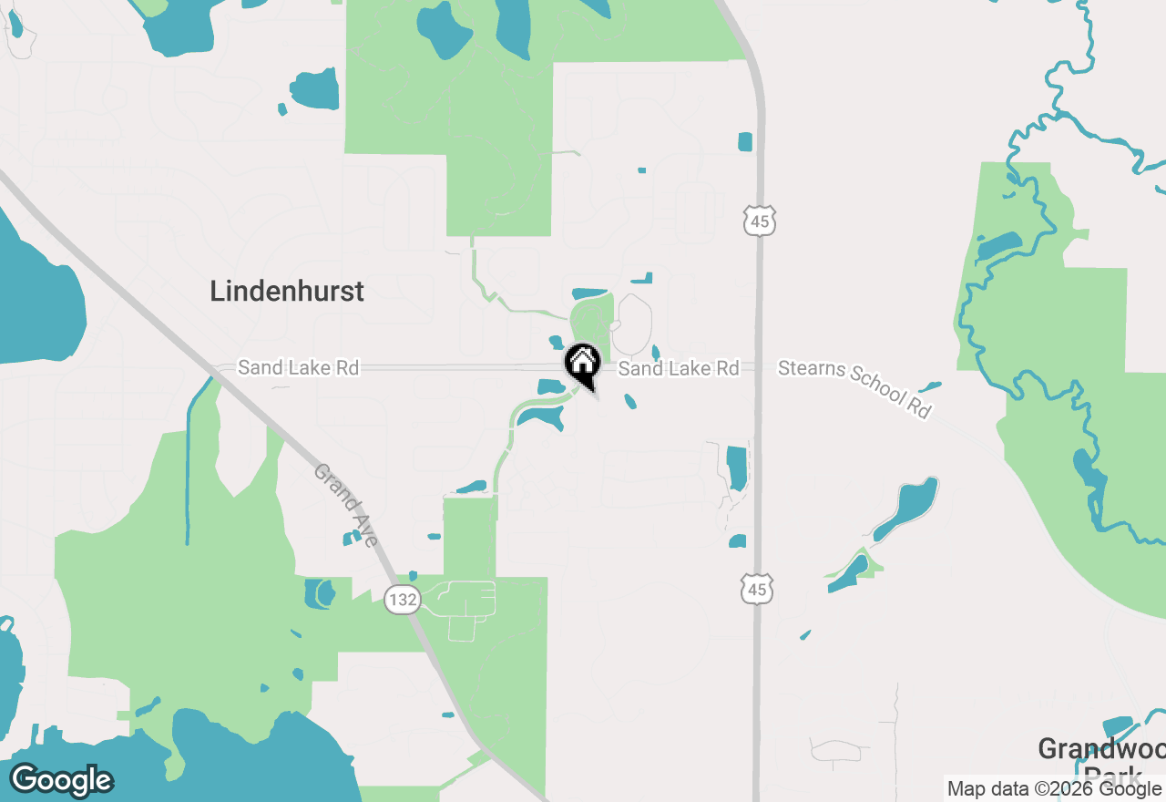 Map of 421 Rosewood Crossing, Lindenhurst, IL 60046