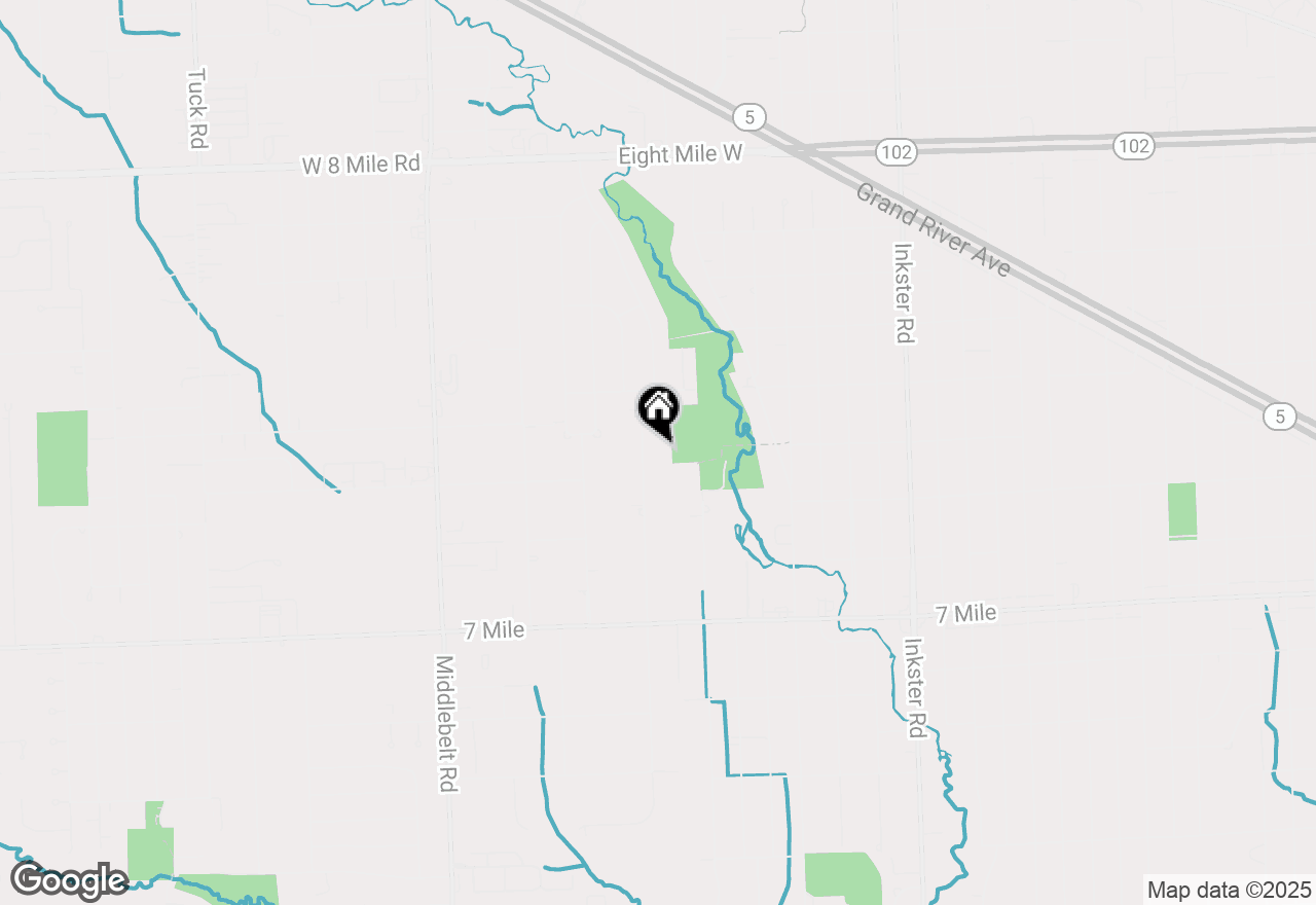 Map of 19610 Brentwood Street, Livonia, MI 48152