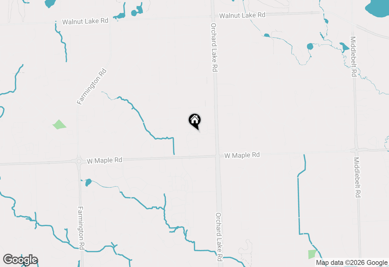 Map of 6318 Pepper Hill Street, West Bloomfield, MI 48322