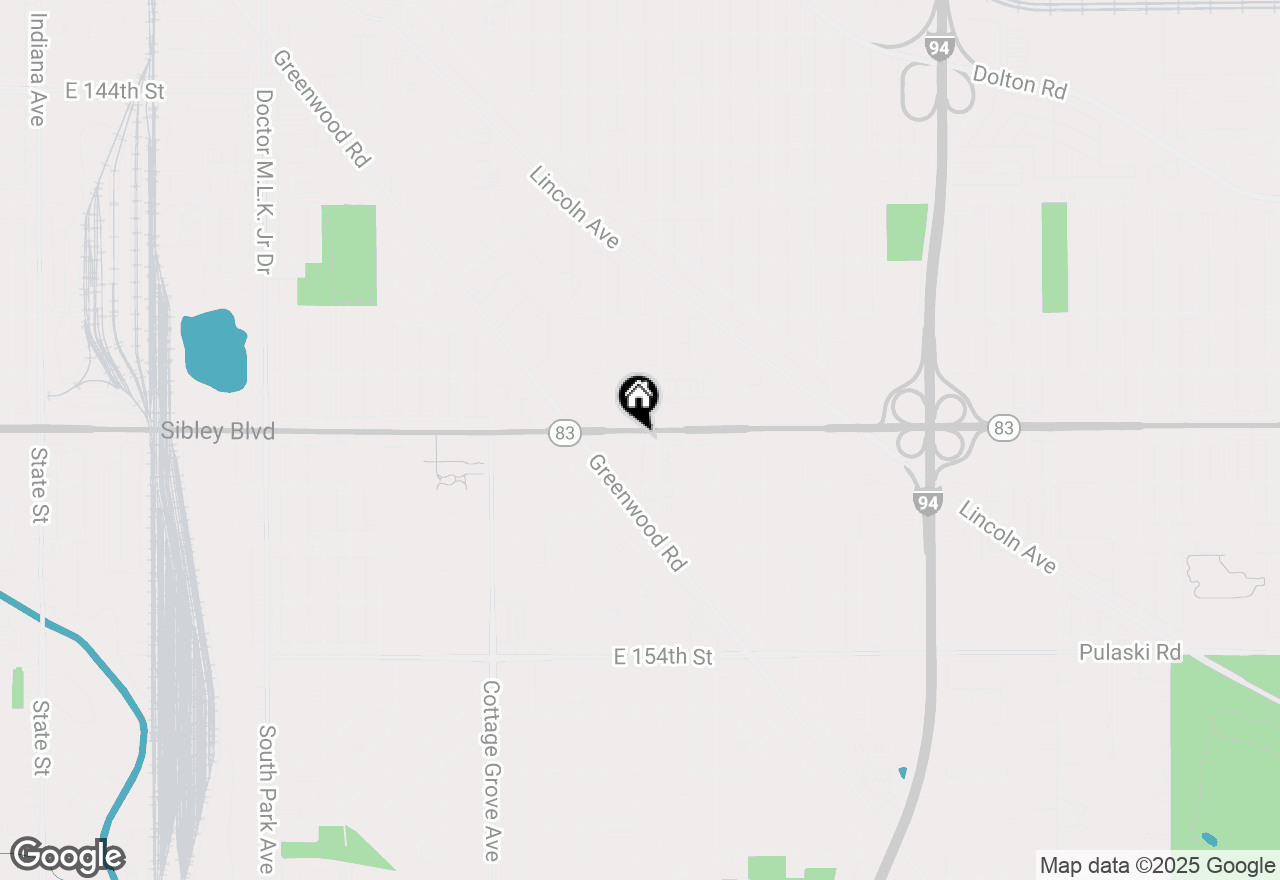 Map of 1031 E Sibley Boulevard, Dolton, IL 60419