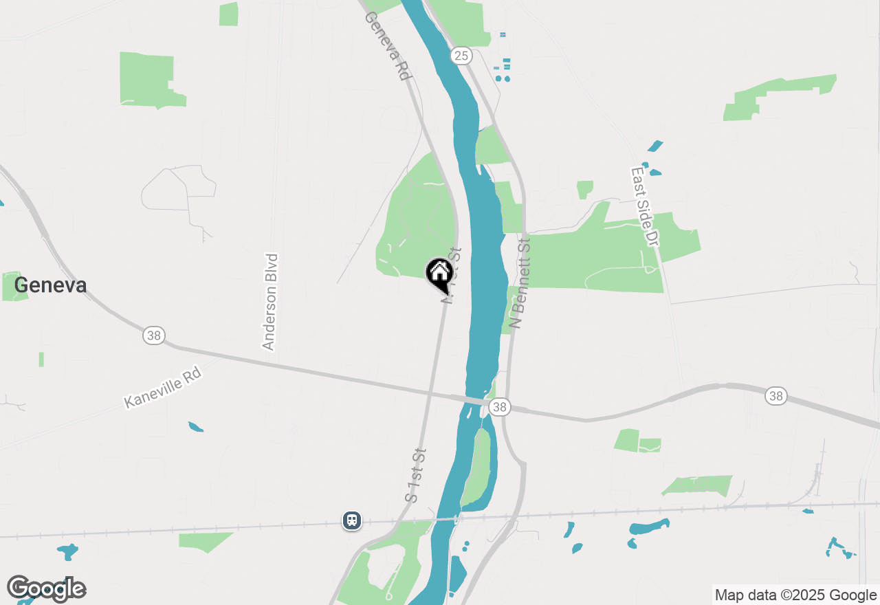 Map of 119 Stevens Street, Geneva, IL 60134