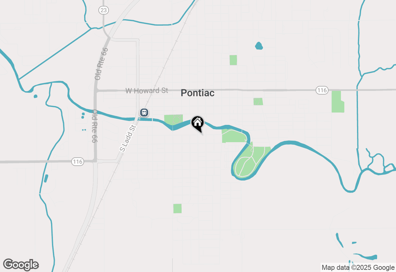 Map of 304 S Mill Street, Pontiac, IL 61764