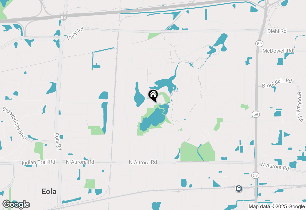 Map of 2429 Golf Ridge Circle, Naperville, IL 60563