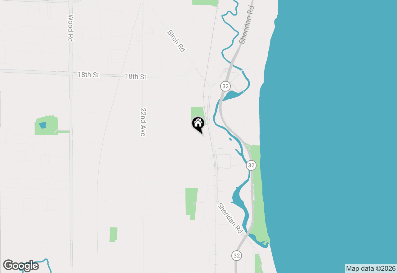 Map of 2110 16th Ave, Kenosha, WI 53140