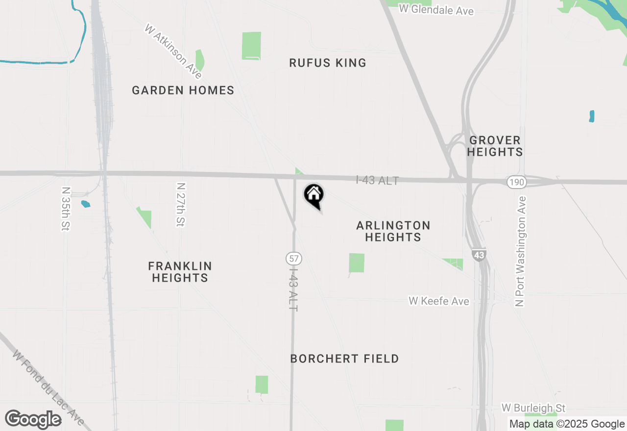 Map of 3850 N 19th Pl, Milwaukee, WI 53206