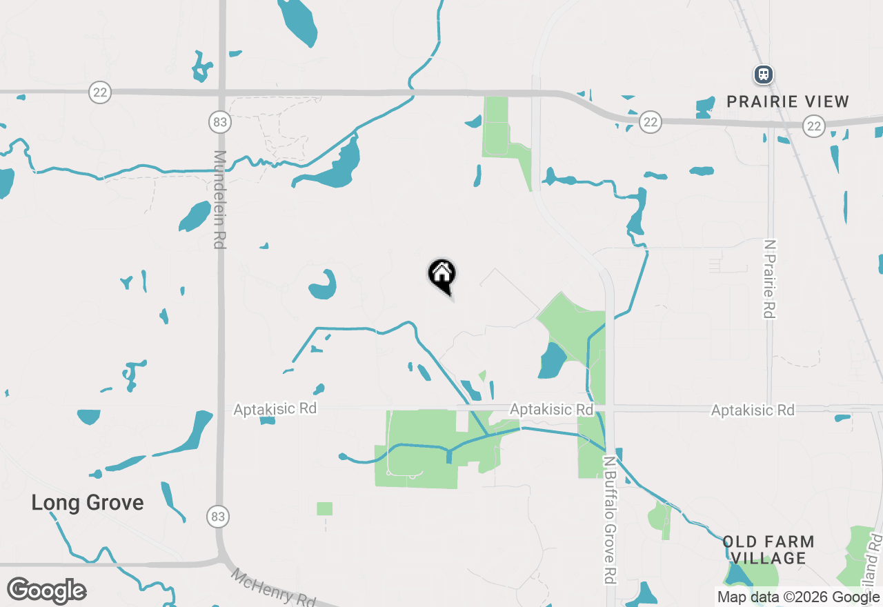 Map of 810 Edgemere Road, Buffalo Grove, IL 60089