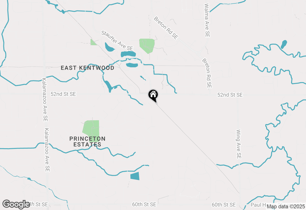 Map of 2381 Vicksburg Court Se, Grand Rapids, MI 49508