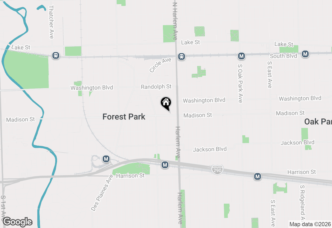 Map of 7243 Madison Street #211, Forest Park, IL 60130