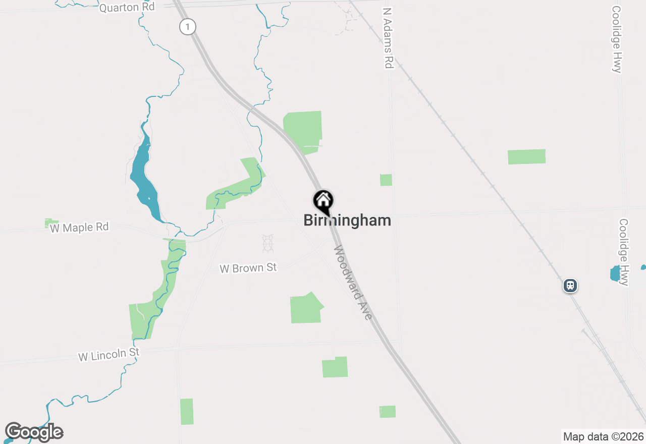Map of 34977 Woodward Avenue #450, Birmingham, MI 48009