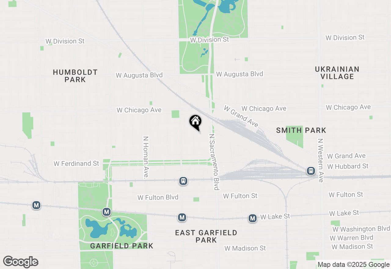 Map of 632 N Albany Avenue, Chicago, IL 60612