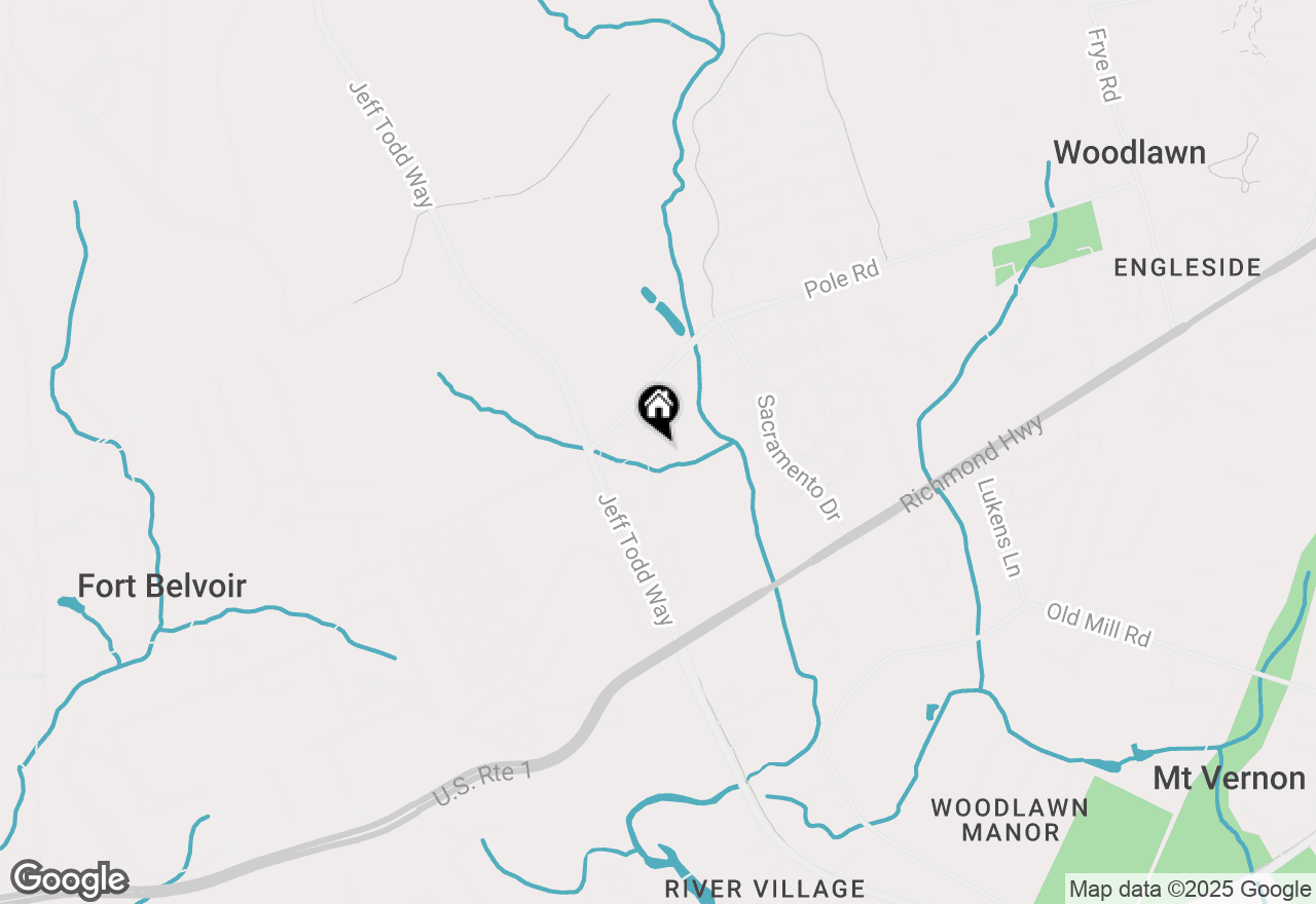 Map of 5708 Olde Mill Court #129, Alexandria, VA 22309