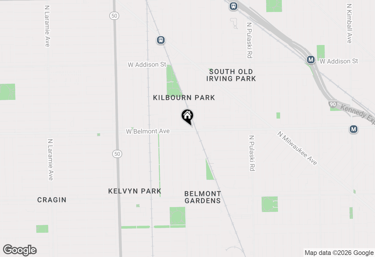 Map of 4350 W Belmont Avenue, Chicago, IL 60641