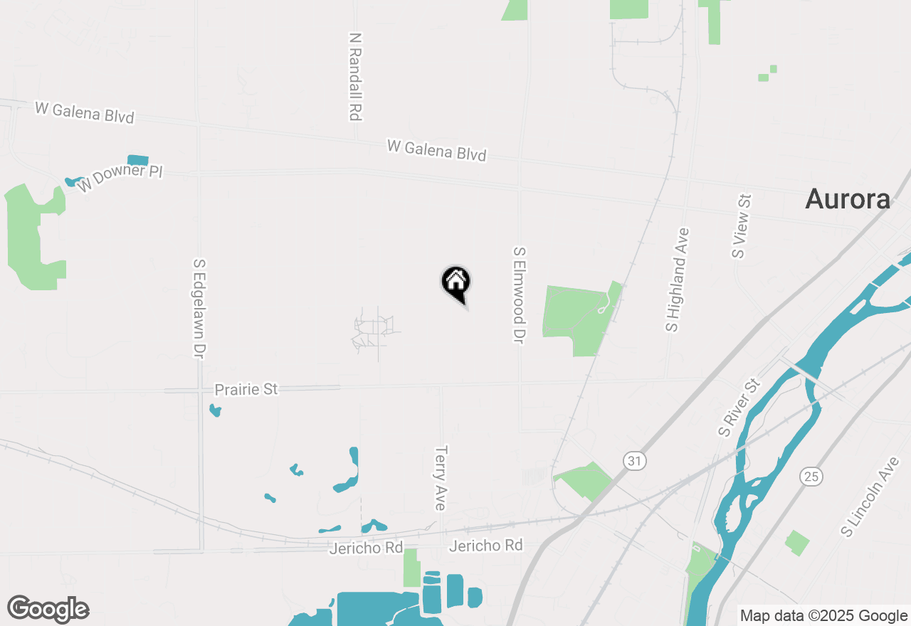 Map of 308 S Commonwealth Avenue, Aurora, IL 60506