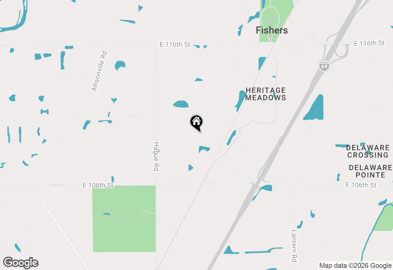 Map of 10795 Timber Springs Drive E, Fishers, IN 46038