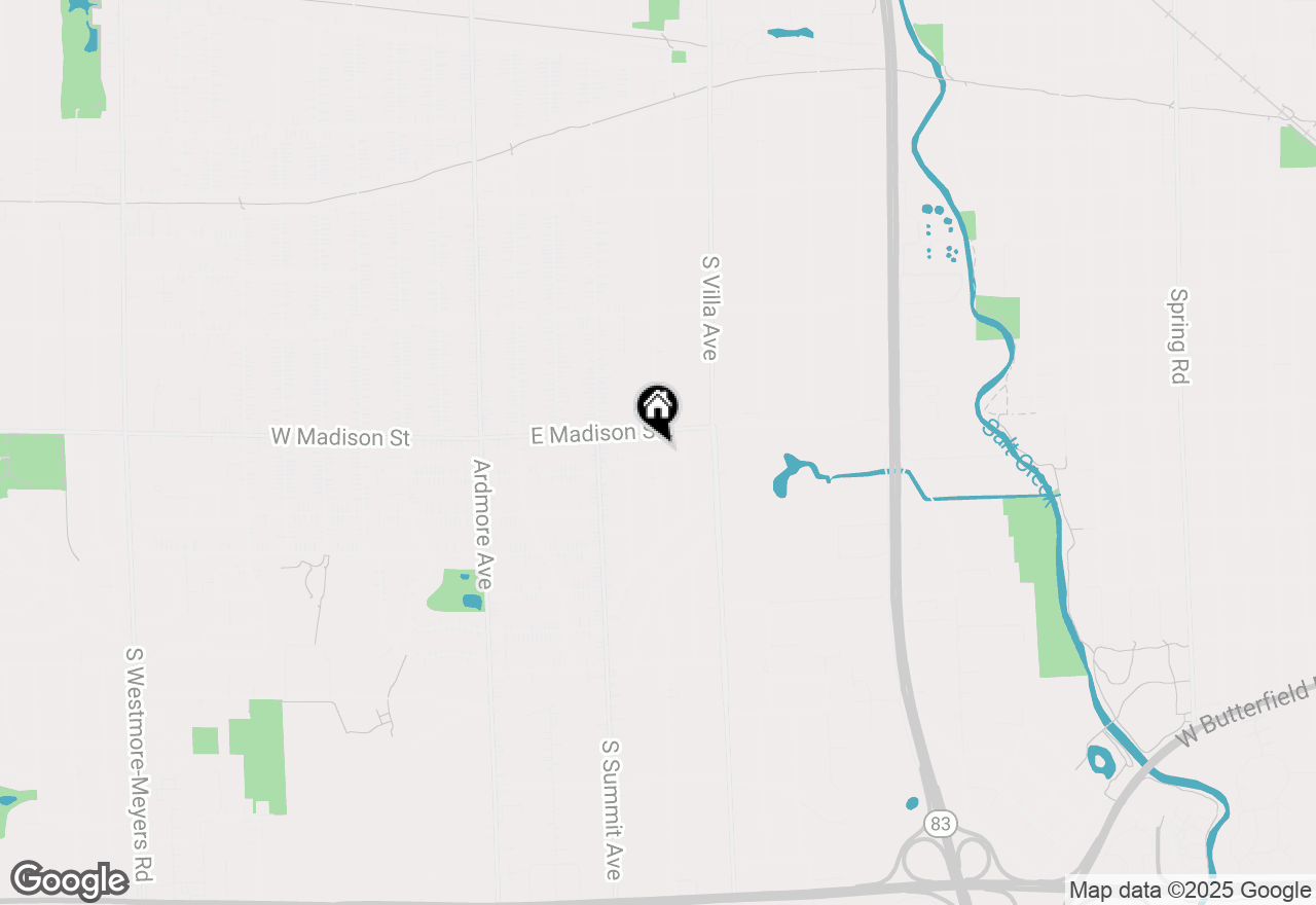 Map of 246 E Monroe Street, Villa Park, IL 60181