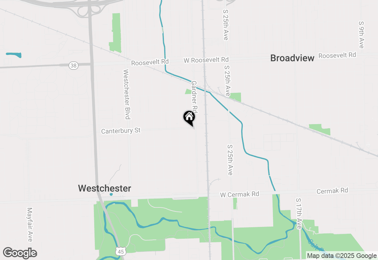 Map of 1601 Bristol Avenue, Westchester, IL 60154