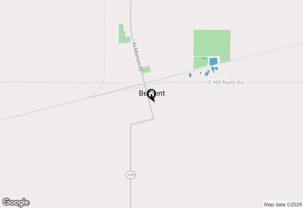 Map of 332 S Macon Street, Bement, IL 61813