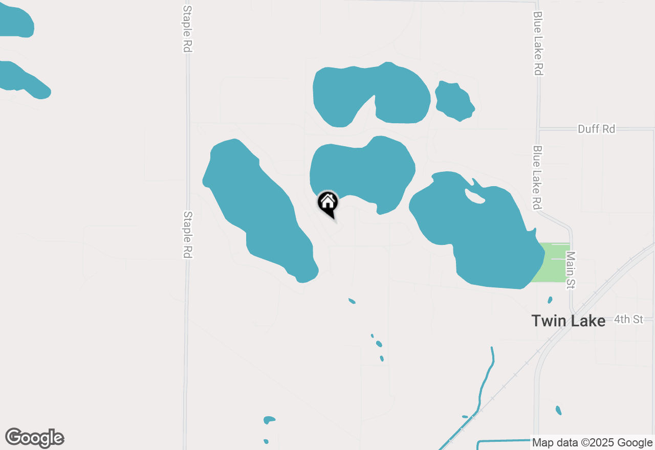 Map of 6230 Middle Lake Road, Twin Lake, MI 49457