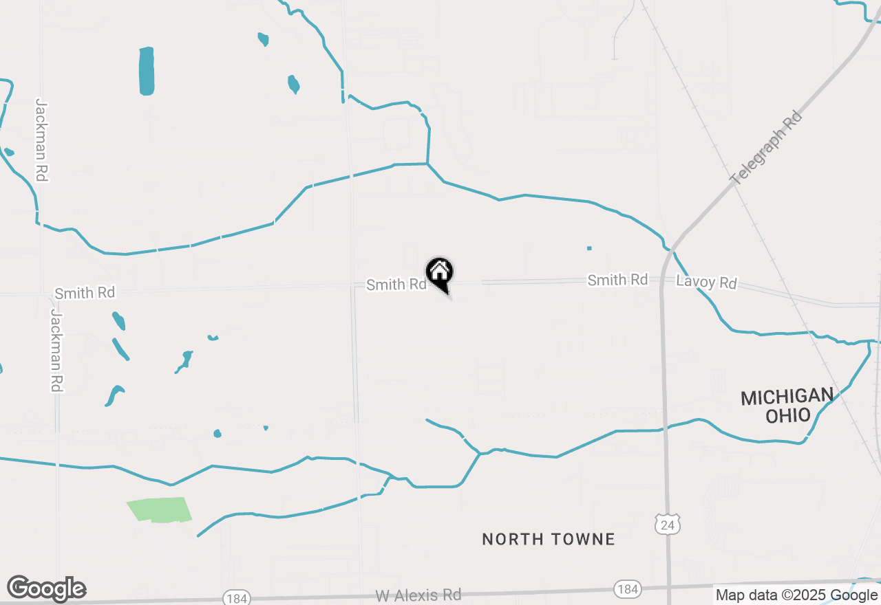 Map of 497 Glencoe, Temperance, MI 48182