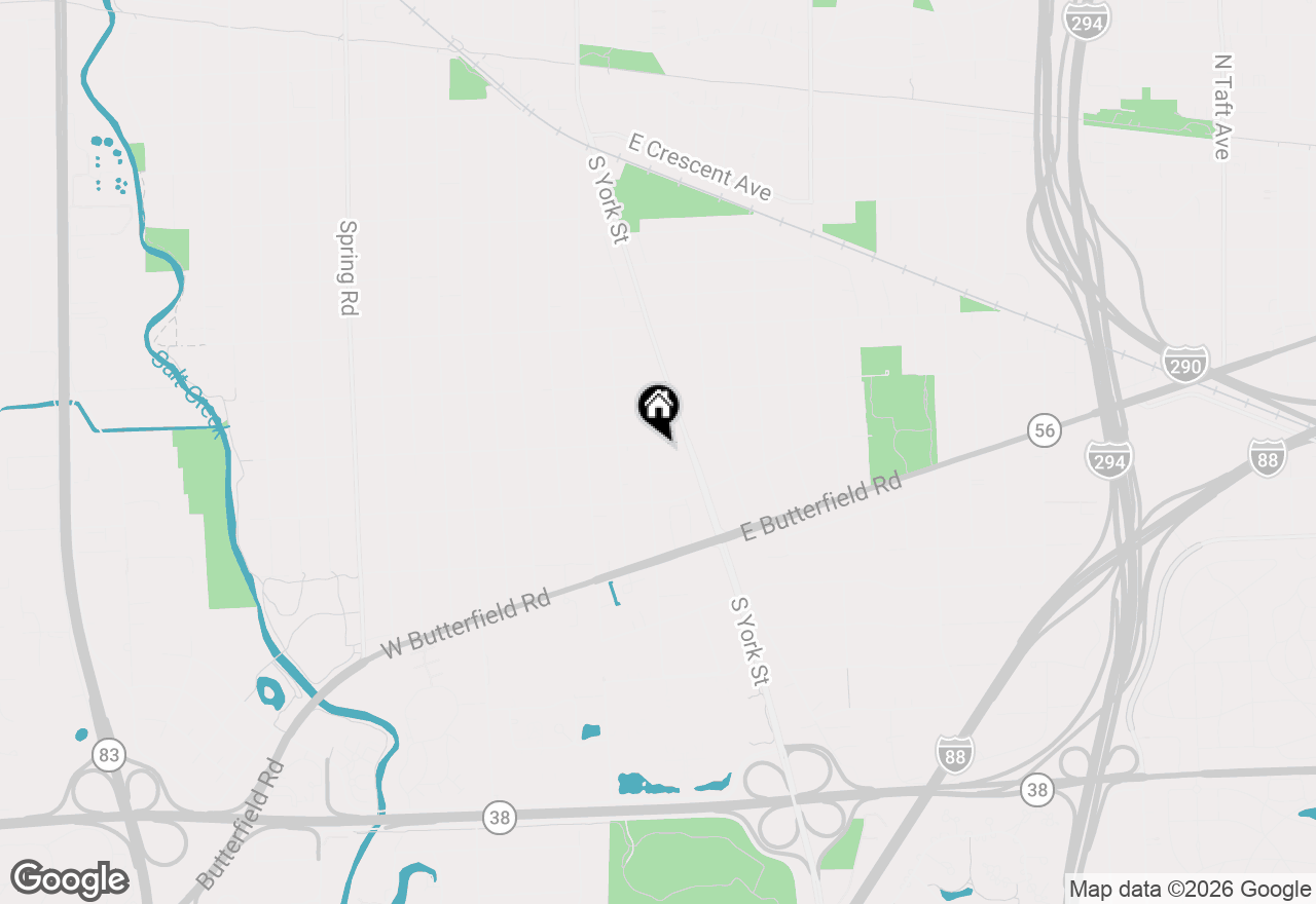 Map of 162 E Jackson Street, Elmhurst, IL 60126