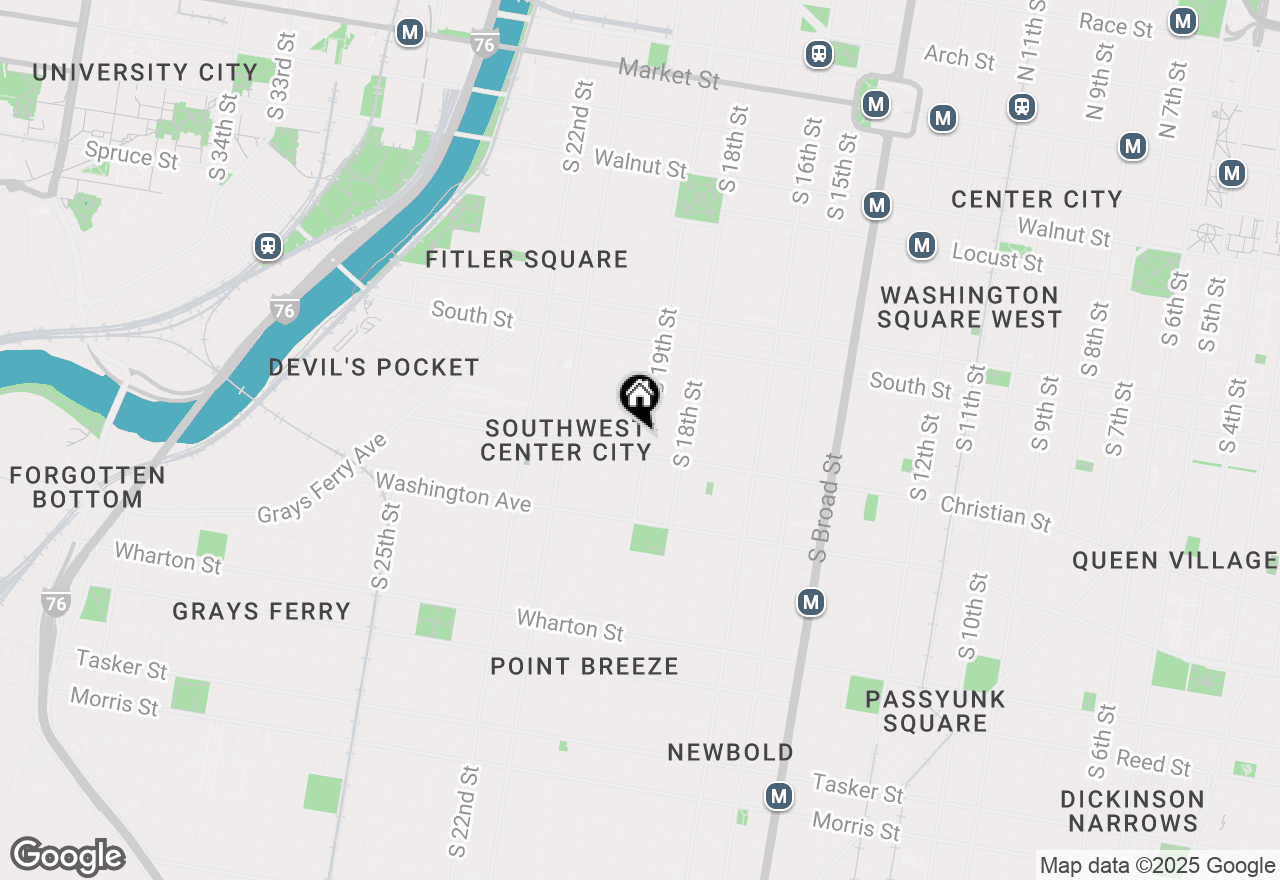 Map of 1903 Webster Street, Philadelphia, PA 19146