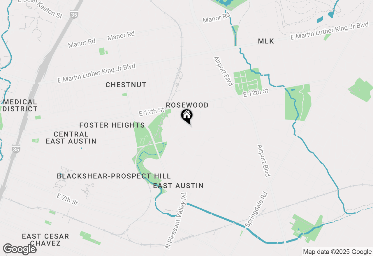 Map of 1167 Bedford St #1, Austin, TX 78702
