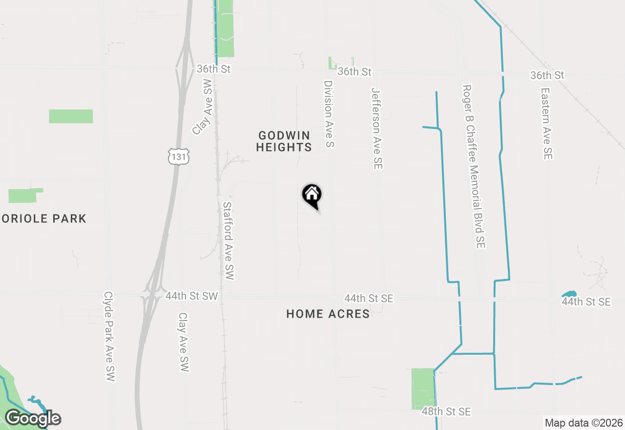 Map of 40 41st Street Sw, Grand Rapids, MI 49548