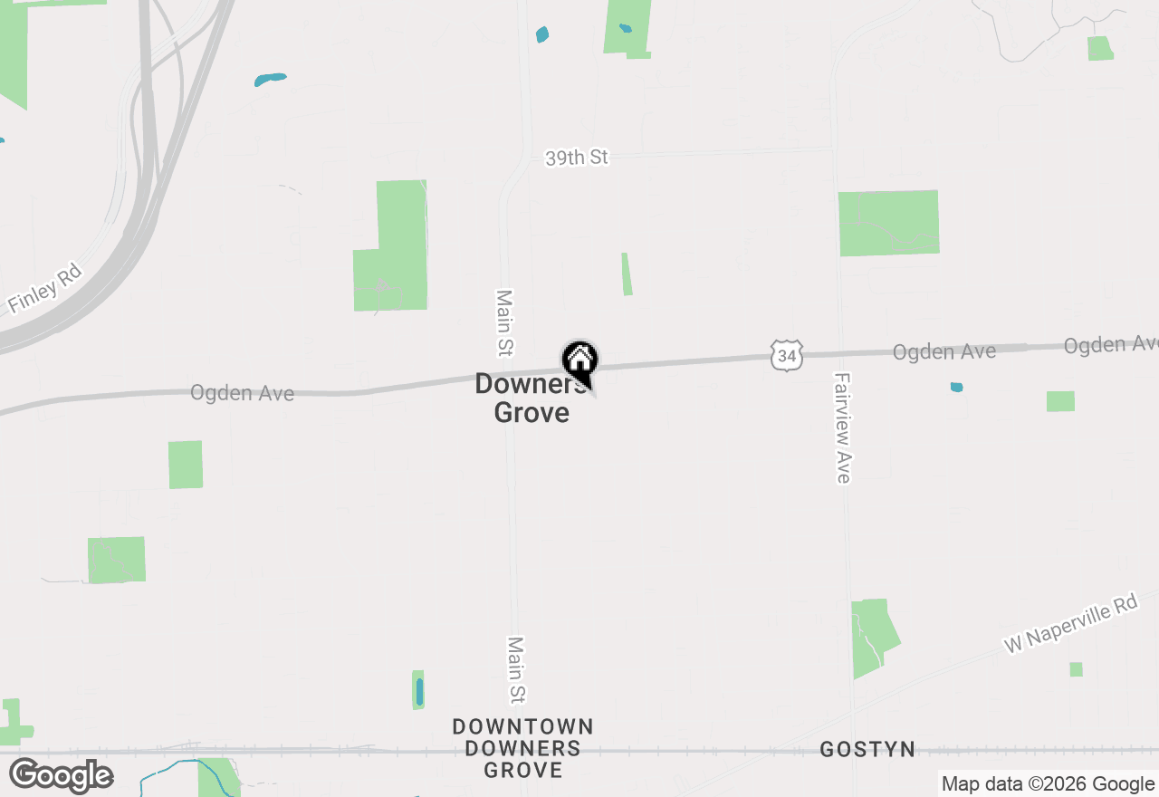 Map of 4334 Washington Street, Downers Grove, IL 60515
