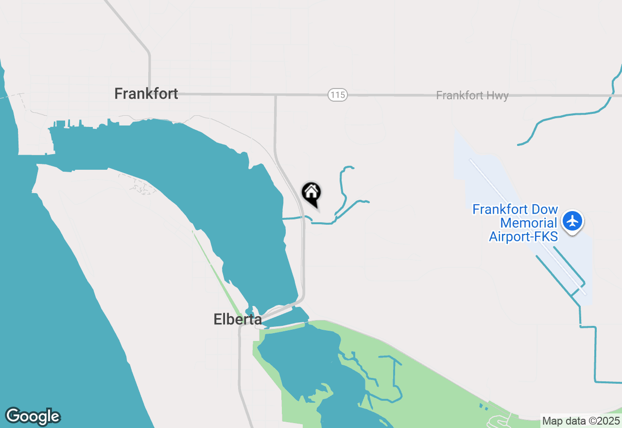 Map of 519 Lake Street, Frankfort, MI 49635