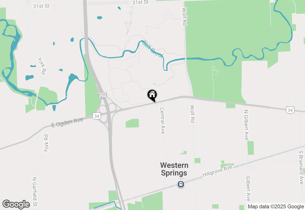 Map of 3824 Grove Avenue, Western Springs, IL 60558