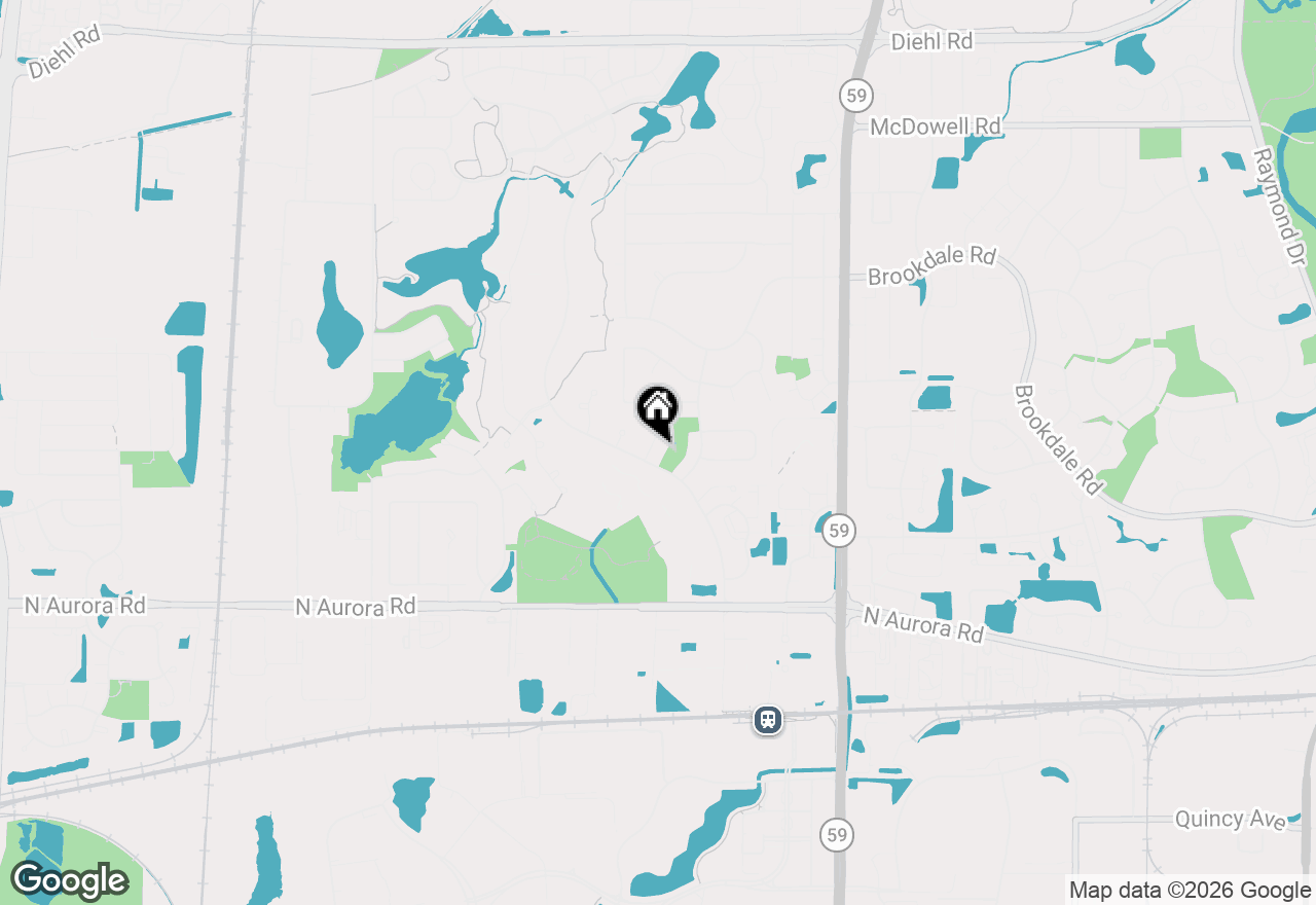 Map of 1004 Prairie View Court, Naperville, IL 60563