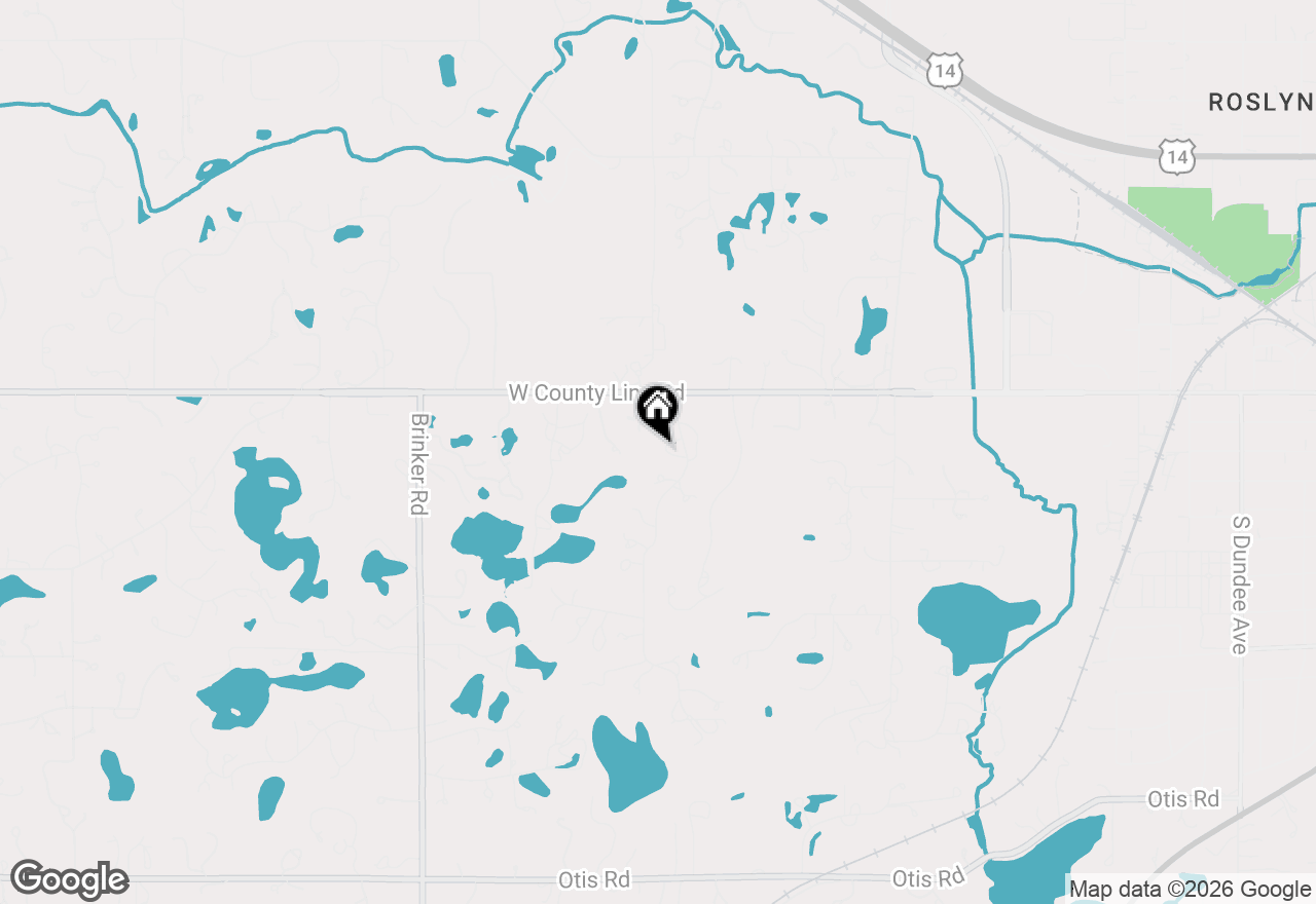 Map of 404 Caesar Drive, Barrington Hills, IL 60010