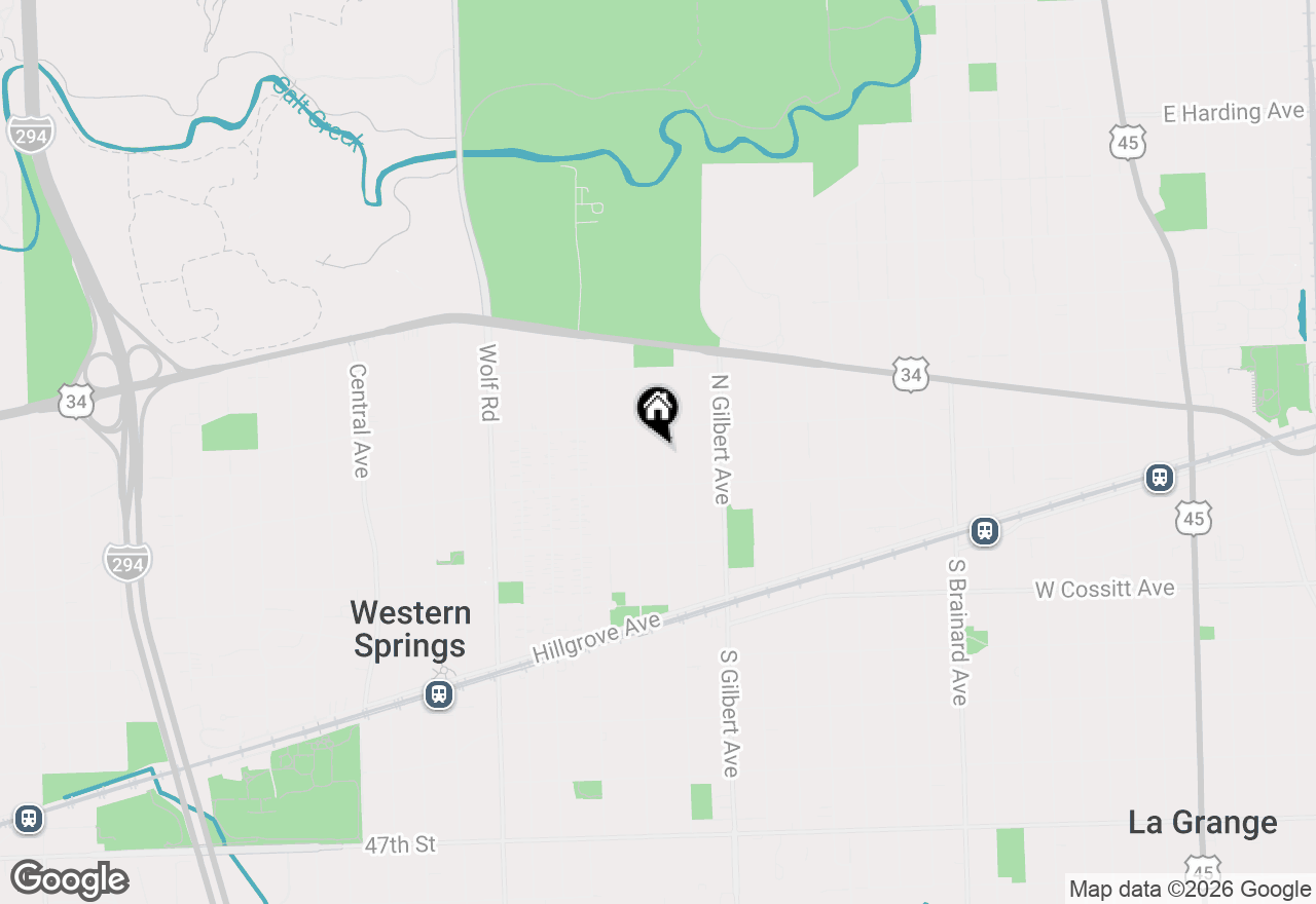 Map of 4036 Linden Avenue, Western Springs, IL 60558