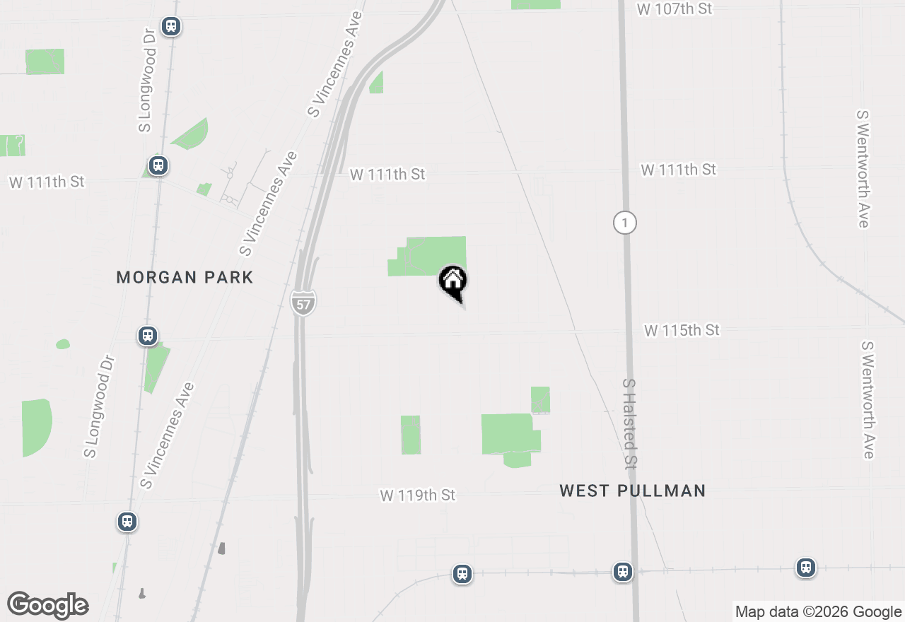 Map of 11425 S Elizabeth Street, Chicago, IL 60643