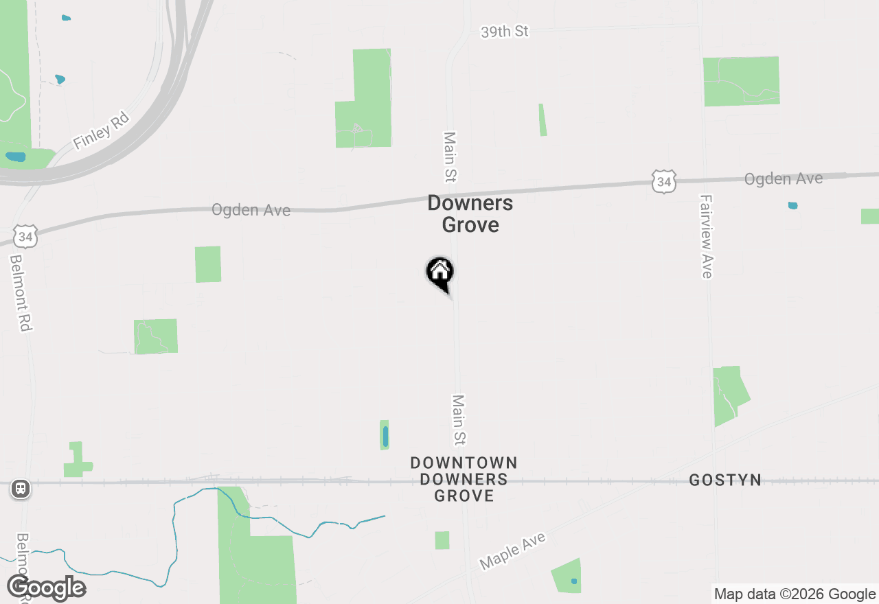 Map of 4541 Forest Avenue, Downers Grove, IL 60515