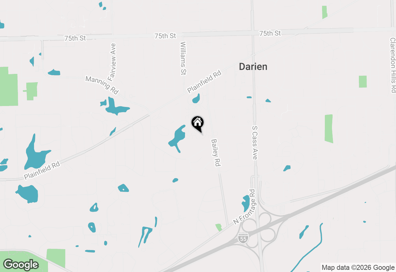 Map of 1511 Barrymore Drive, Darien, IL 60561
