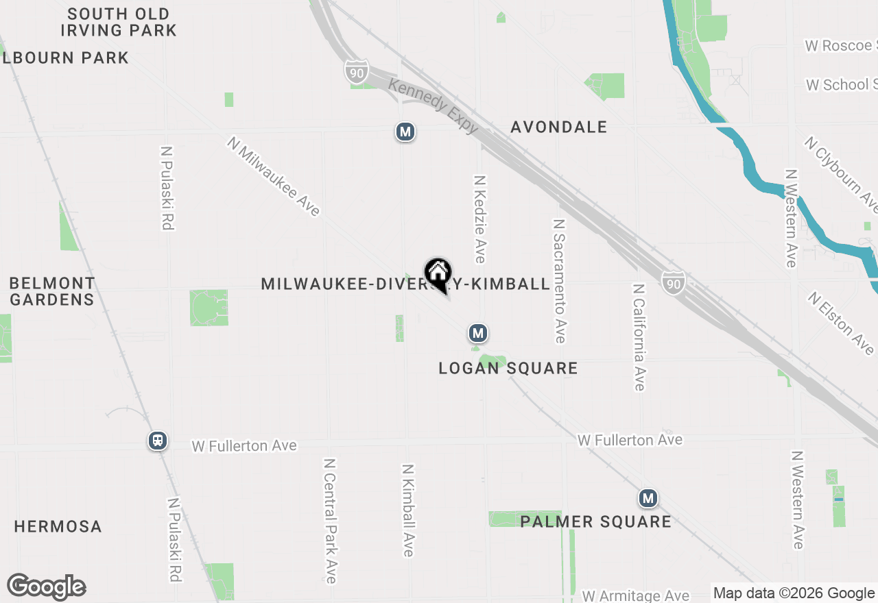 Map of 2737 N Spaulding Avenue #220, Chicago, IL 60647