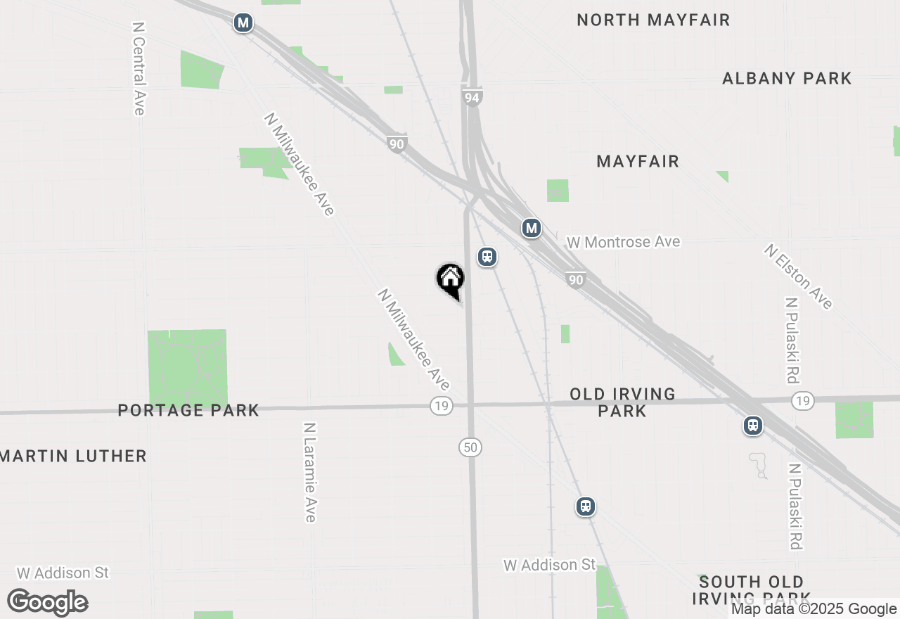 Map of 4825 W Hutchinson Street #2, Chicago, IL 60641