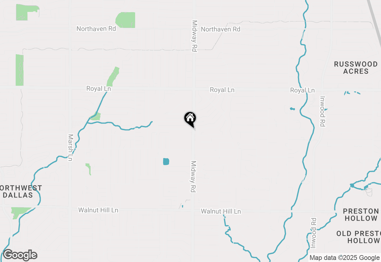 Map of 4170 Meadowdale Lane, Dallas, TX 75229
