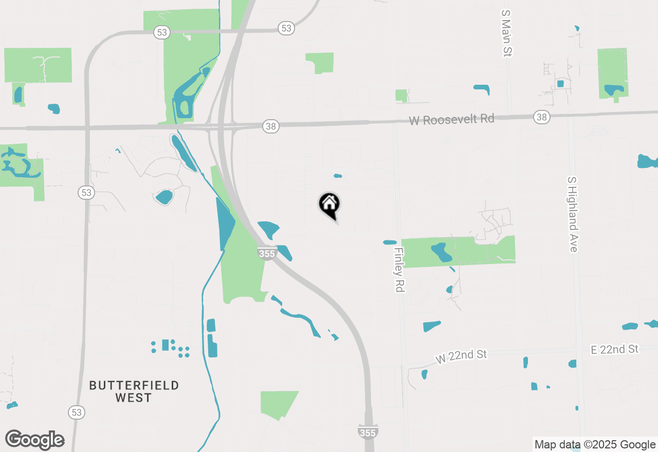 Map of 947 Aspen Drive, Lombard, IL 60148