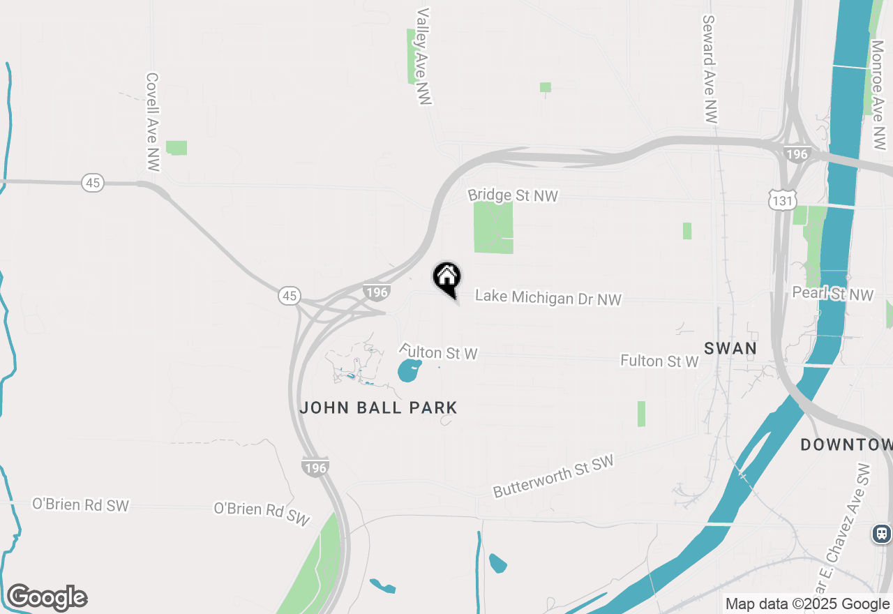 Map of 101 Valley Avenue Nw, Grand Rapids, MI 49504