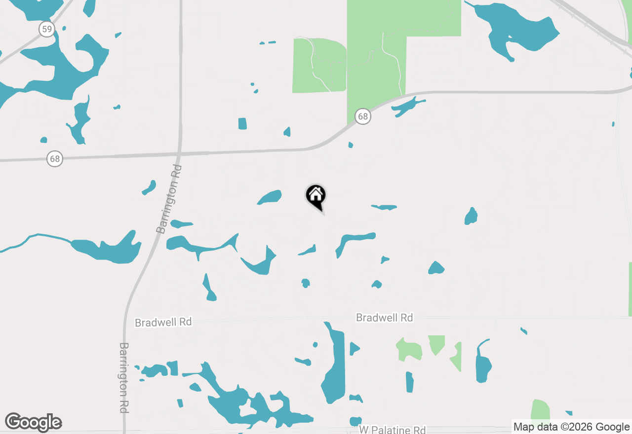 Map of 315 Bishop Court, Inverness, IL 60010
